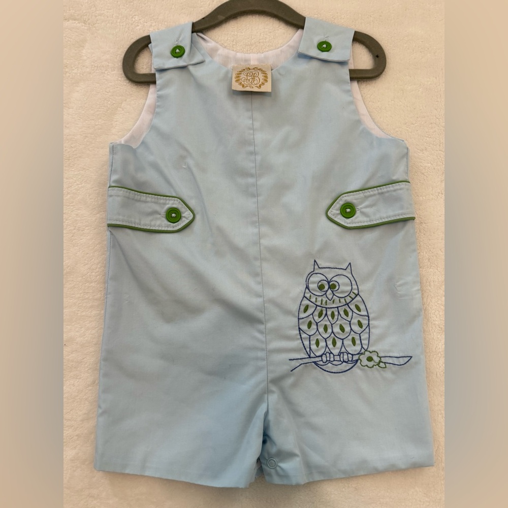 The Beaufort Bonnet Company Blue and Green Overalls